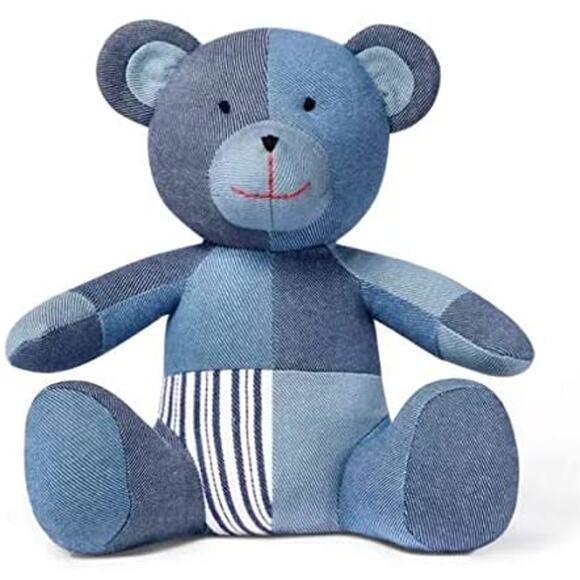 Levi's Other - Set of 2-LEVIS Limited Edition Patchwork Teddy Bear Plush Denim Blue NWT